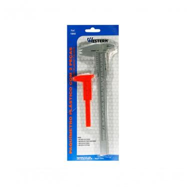 Imagem de Paquimetro Plastico Western 2Pcs Gde-Peq Blister