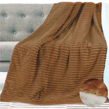 Imagem de Manta Cobertor Edredom Dupla Face Microfibra Extra Macio King Carneiro Reserva