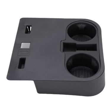 Imagem de Portador Xícara de Console Frontal HC3Z 2813562 Ab OEM Preto Bandejas de Garrafa de Garrafa Abs Sob Substituição do Assento para F-450 2017 2020