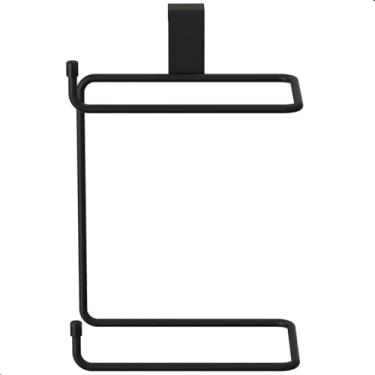 Imagem de Fassin Shop, Porta Papel Higiênico Duplo Para Caixa Acoplada Preto F.ARM