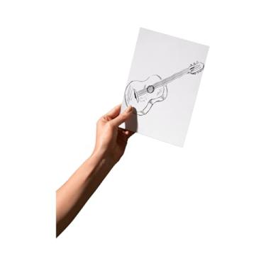 Imagem de Kit de Personalização Gráfica para Motocicletas, Adesivos Decorativos (Violão Imenso)