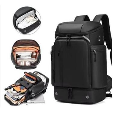 Imagem de Mochila de Viagem 50L Grande Com Bolsa para Sapato Cor:;Gênero:Unissex;Tamanho:G-Unissex
