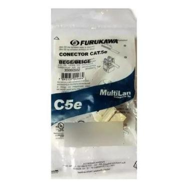Imagem de Conector Furukawa Multilan Keystone Cat.5e, Rj45 Kit C/10 Un