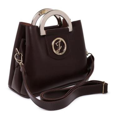 Imagem de Bolsa Bag NAARAH Pequena Ombro Transversal - Az Store, Único, Marsala