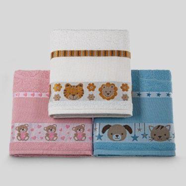 Imagem de Toalha De Banho Babys - Infantil - Meninos/Meninas - Sonho e Baby, Azu