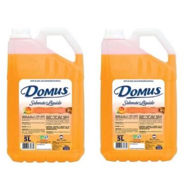 Imagem de Sabonete Líq. para mãos - Pêssego Domus - Kit c/2 Galões 5L cada