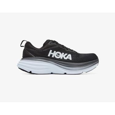 Imagem de HOKA ONE ONE Tênis de caminhada feminino, 35, Preto/branco e preto, 37