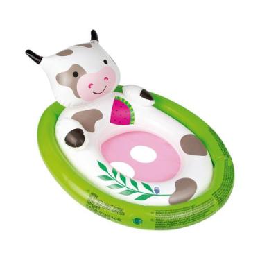 Imagem de Boia Inflável Oval com Fralda Bichinhos Vaca - Mor