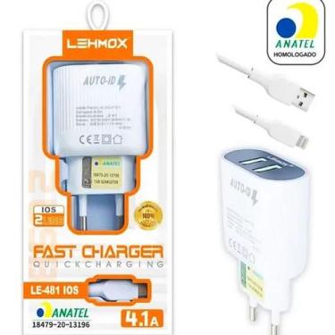 Imagem de Carregador Turbo 40w Tipo-c Usb Lightning Anatel Kimaster - inova, Bra
