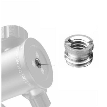 Imagem de Adaptador Bucha Redutora 1/4' x 3/8' Tripés e Cabeças Ball - WorldView