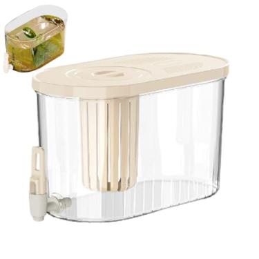 Imagem de Dispensador De Água Para Frigorífico - Jarra para Água | Jarra de 4.5 Litros Resistente a Vazamentos com Torneira e Filtro para Casa Cozinha Apartamento Hotel Exterior Viagem Acampamento Festa