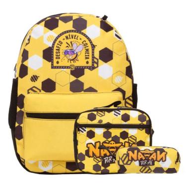 Imagem de Mochila Escolar Infantil De Costas Estampa Natan Por Aí - TOYS 2U