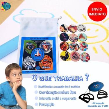 Imagem de Saquinho Interativo Jogos E Brincadeiras Cognitivas Autistas - Coleção