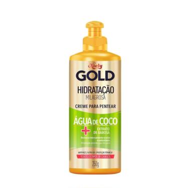Imagem de Creme para pentear Niely Gold Hidratação Água de coco 250g