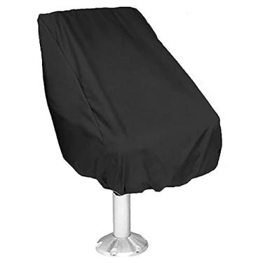 Imagem de Capa de assento de barco à prova d'água para assento de lancha do motor principal marítimo, proteção contra poeira para todas as estações, capa de console central de barco para bancos de pescaria