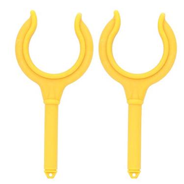 Imagem de QANYEGN Trava de remo de barco, soquete marítimo de oarlock, suporte de montagem lateral de chifre marítimo para caiaque, canoa, barco marinho, barco salva -vidas (Black) (Yellow)