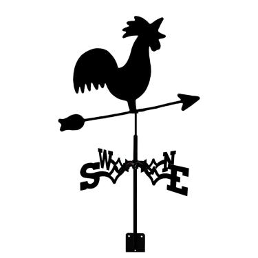 Imagem de Cata-vento Cata-vento Fazenda Cata-vento Aço Inoxidável Casa Cata-vento De Pátio Ao Ar Livre Cata-vento De Ferro Forjado Cata-vento Indicador De Direção Do Vento Ferramentas De Medição De J