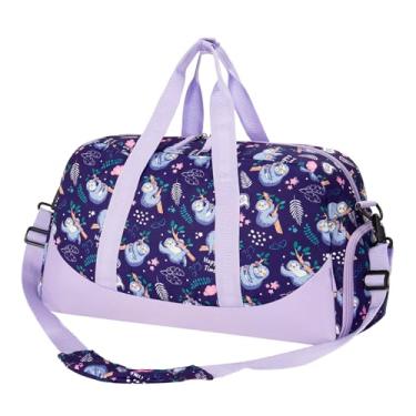 Imagem de Choco Mocha Bolsa infantil para meninas, Roxo preguiça
