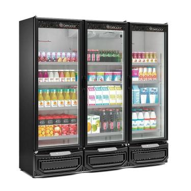 Imagem de Refrigerador Expositor Vertical 1468 Litros Preto 220V Gelopar GCVR-1450