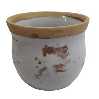 Imagem de Cachepôt Seleta Capri Cor Branco 10 X 12 Cm - Anahí