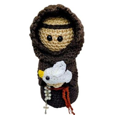 Imagem de São francisco de amigurumi - Mazze Presentes