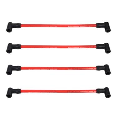 Imagem de Conjunto de fios de vela de ignição de 9,5 polegadas serve para motores de popa Johnson Evinrude 80-140 Hp V4 582365 fios de vela de ignição