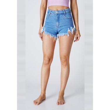 Imagem de Shorts Jeans La'Oase Hot Pants Lola Feminino-Feminino