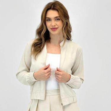 Imagem de Jaqueta Aishty Bomber em Tecido Feminina-Feminino