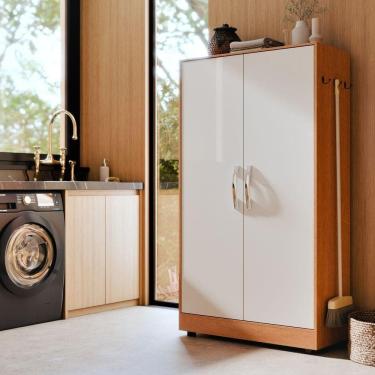 Imagem de Armário Any Multiuso Para Lavanderia – Comporta Produtos De Limpeza E Utensílios