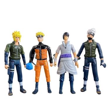 Imagem de Kit Brinqued 4 Boneco Naruto Shippunden Action Figure 1