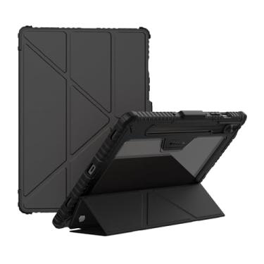 Imagem de Capa Anti Impacto Nillkin Modelo CamShield Bumper Pro Multi-Angle Compatível com Galaxy Tab S9 (11Pol) - Preto