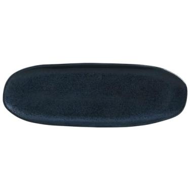 Imagem de Porto Brasil Conjunto com 4 Travessas Oval Rasa Grande Orgânico Night Blue