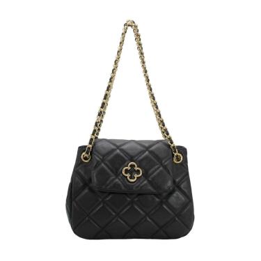 Imagem de Bolsa Capodarte Couro Preta