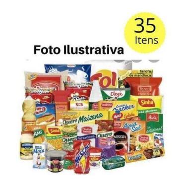 Imagem de Cesta Básica Completa -35 Itens ( Qualidade) -envio Imediato - Higipac