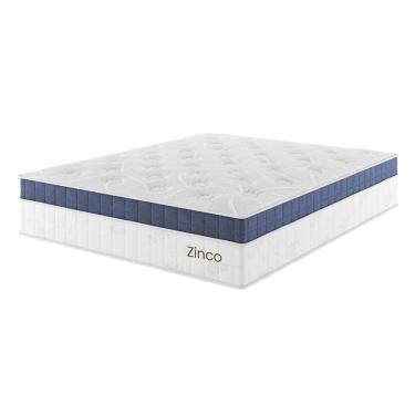 Imagem de Colchão Mola Ensacada Queen Size 36x158x198cm Zinco Branco - Casa Giulia