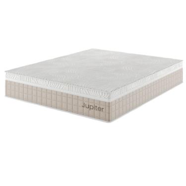 Imagem de Colchão Terapapêutico e Massageador Mola Ensacada Queen Size 34x158x198cm Jupiter  Rustico Palha - Casa Giulia