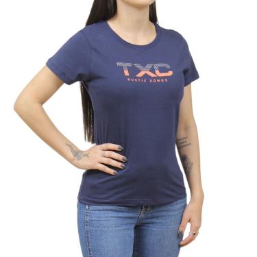 Imagem de Camiseta Feminina Azul Marinho TXC 38433