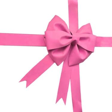 Imagem de IEUDNS Kit de decoração para árvore de Natal com laço grande DIY, enfeite de árvore, decoração de porta, de chá de bebê, de casamento, Rosa