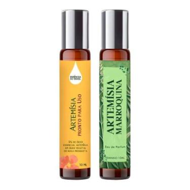 Imagem de Perfume Roll On Artemísia Marroquina Fem 10Ml + Óleo Natural - Essênci