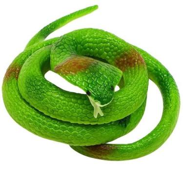 Imagem de Cobras De Borracha Serpente Naja Macia Brinquedo Realista - Store Shar