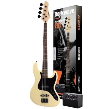 Imagem de Kit Completo Contrabaixo Rockwave Rbk400 + Capa E Acessórios (IV)