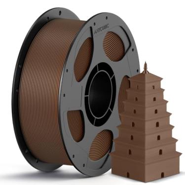Imagem de ANYCUBIC Filamento PLA para impressora 3D, filamento PLA de impressão 3D RFID, precisão dimensional de 1,75 mm, precisão dimensional +/- 0,02 mm, carretel de 1 kg (1 kg), bronze