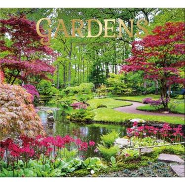 Imagem de Calendário de parede tamanho completo Gardens 2026 para planejamento, agendamento e organização