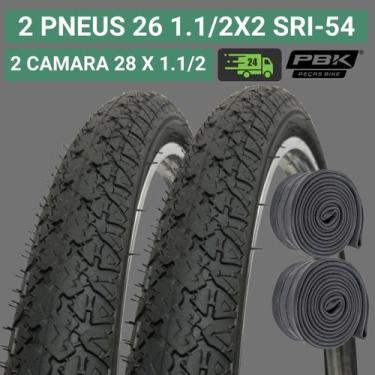 Imagem de Pneu Aro 26 Bicicleta Pneu 26 X 1.1/2X2 SRI54 Paco