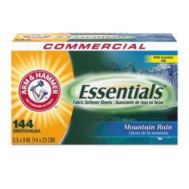 Imagem de Secador de lençóis Mountain Rain Scent 144 Sheets Arm & Hammer