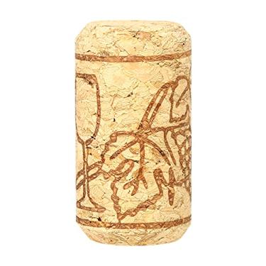 Imagem de Sonew 50pcs/conjunto de Rolhas de Vinho Direto, Rolhas de Garrafa de Vinho 40 * 21mm Oak Wine Bottle Stopper Rolhas de Substituição para Garrafas de Bebidas Alcoólicas (50pcs)