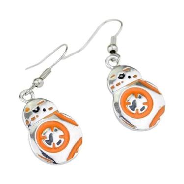 Imagem de Brincos Femininos Da Moda Star Wars Robot Millennium Falcon, Joias, Ac