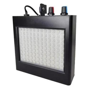 Imagem de Strobo Rítmico 12 Leds Rgb 15w Dj Iluminação Festa Balada Iluminação C