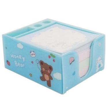 Imagem de Bloco de notas autoadesivas com suporte para material 400 folhas - AMI