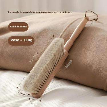 Imagem de Escova De Cerdas Macias Para Limpeza De Cama, Sofá E Casa, Removedora 